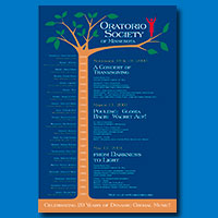 Oratorio Society of Minnesota 20th Anniversary Poster